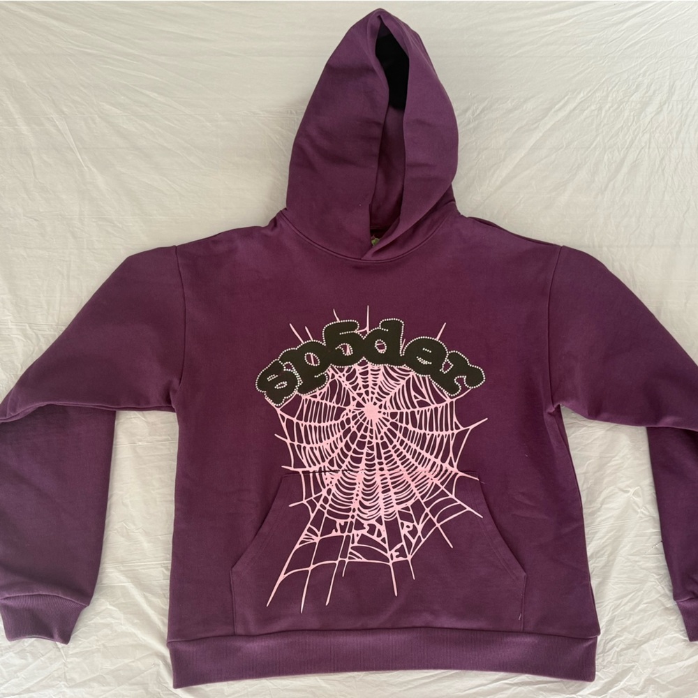 Purple Sp5der Web Hoodie